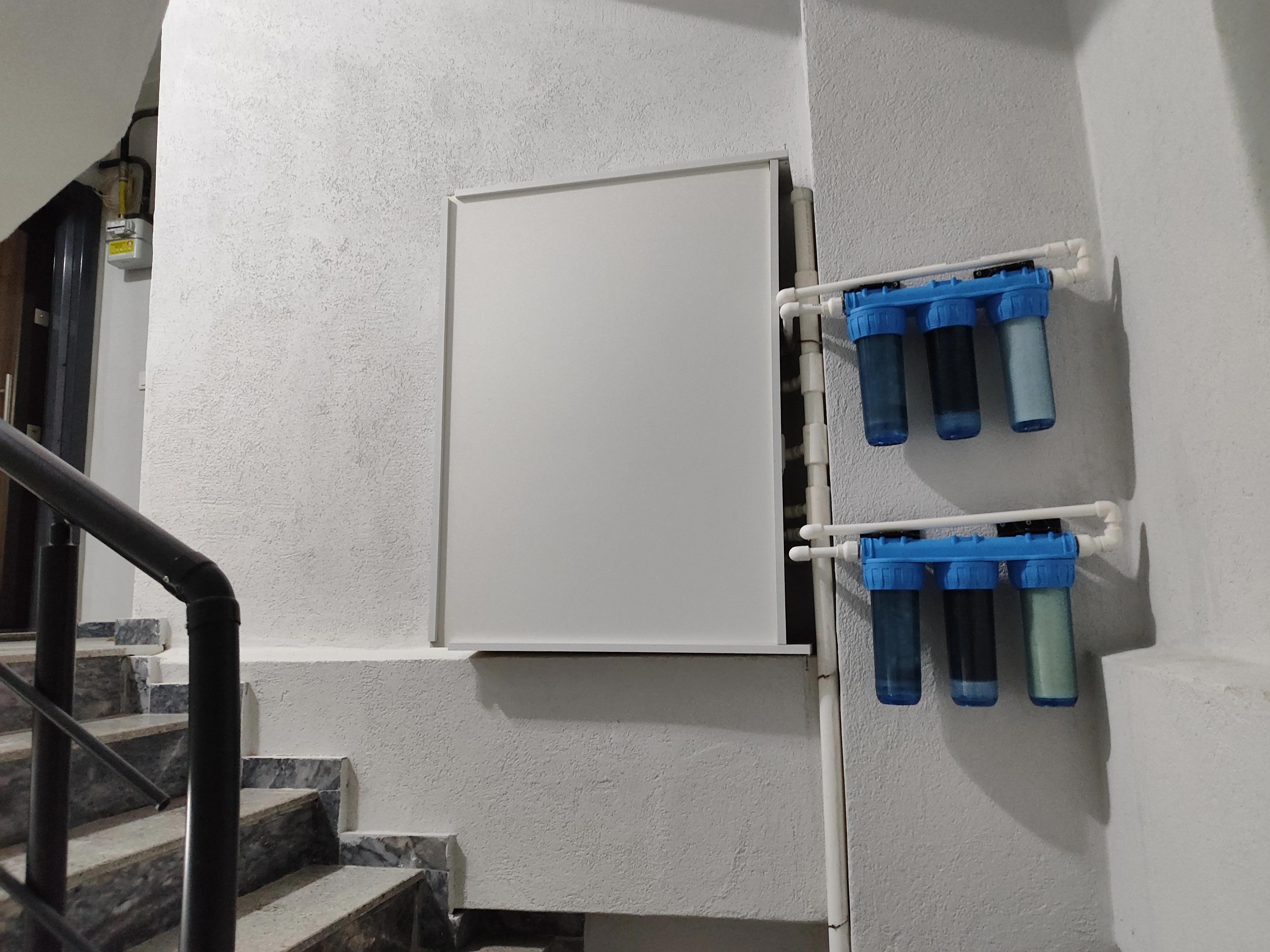 Daire girişi blok filtre satış ve montaj tamam. 