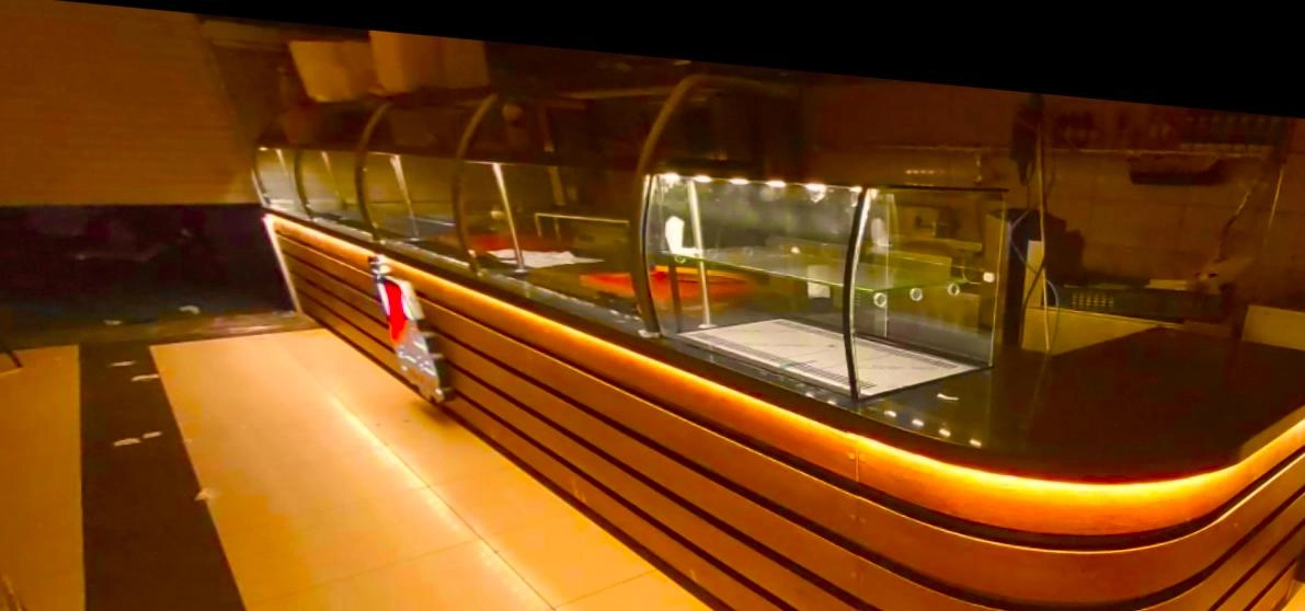  المواصفات حسب الطلب  تجهيزات المطابخ و المطاعم  تصنيع كافة انواع ثلاجات العرض والحلويات والمكسرات  كاونتر عرض وتخزين مكسرات مع آلية التسخين  تلاجات عرض لحوم نظام تبريد هواء تفريز  فريزر عرض لحوم مواصفات اوروبية