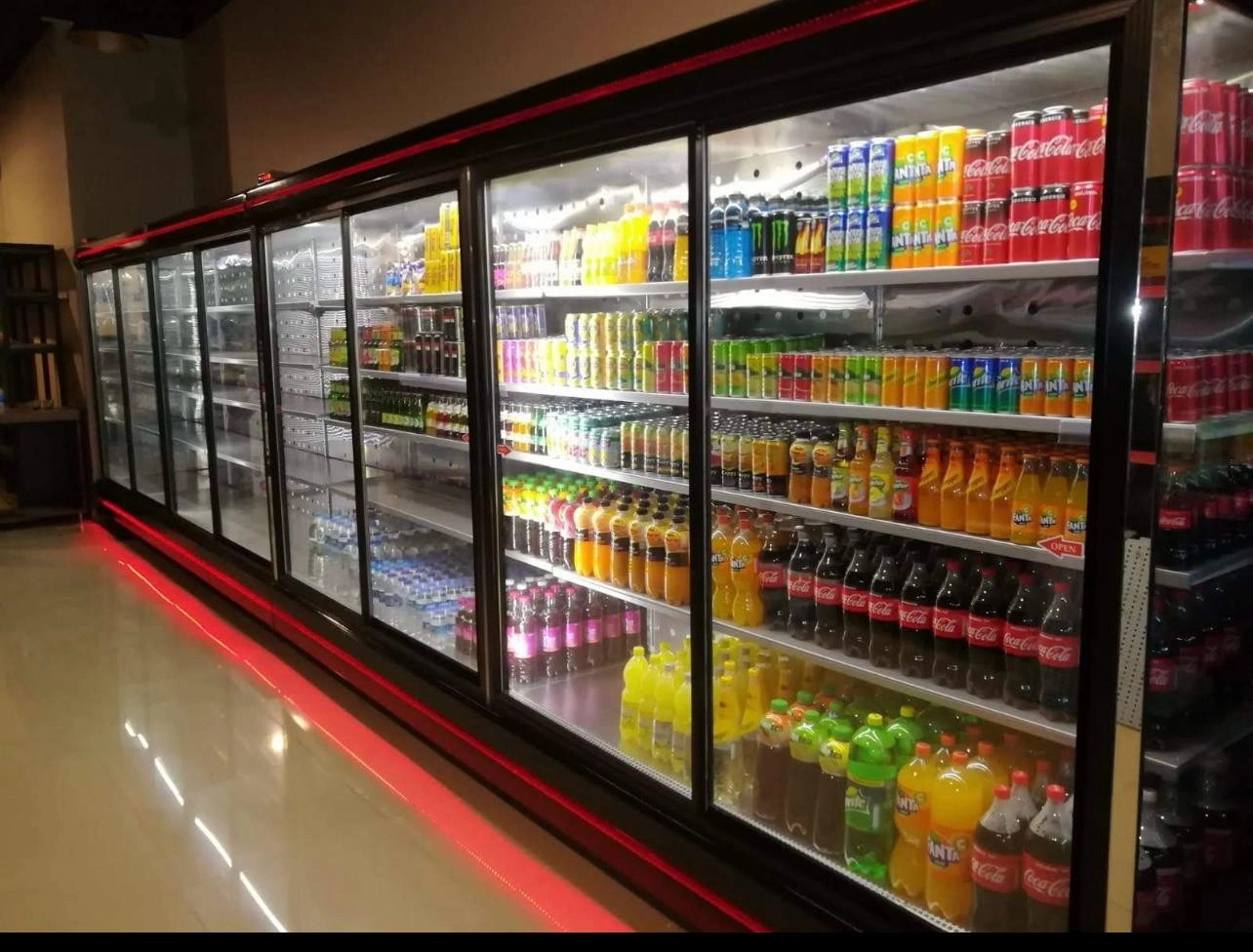 تصنيع وتصميم جميع أنواع التلاجات والكاونترات العرض تلاجات زاوية جميع الأشكال