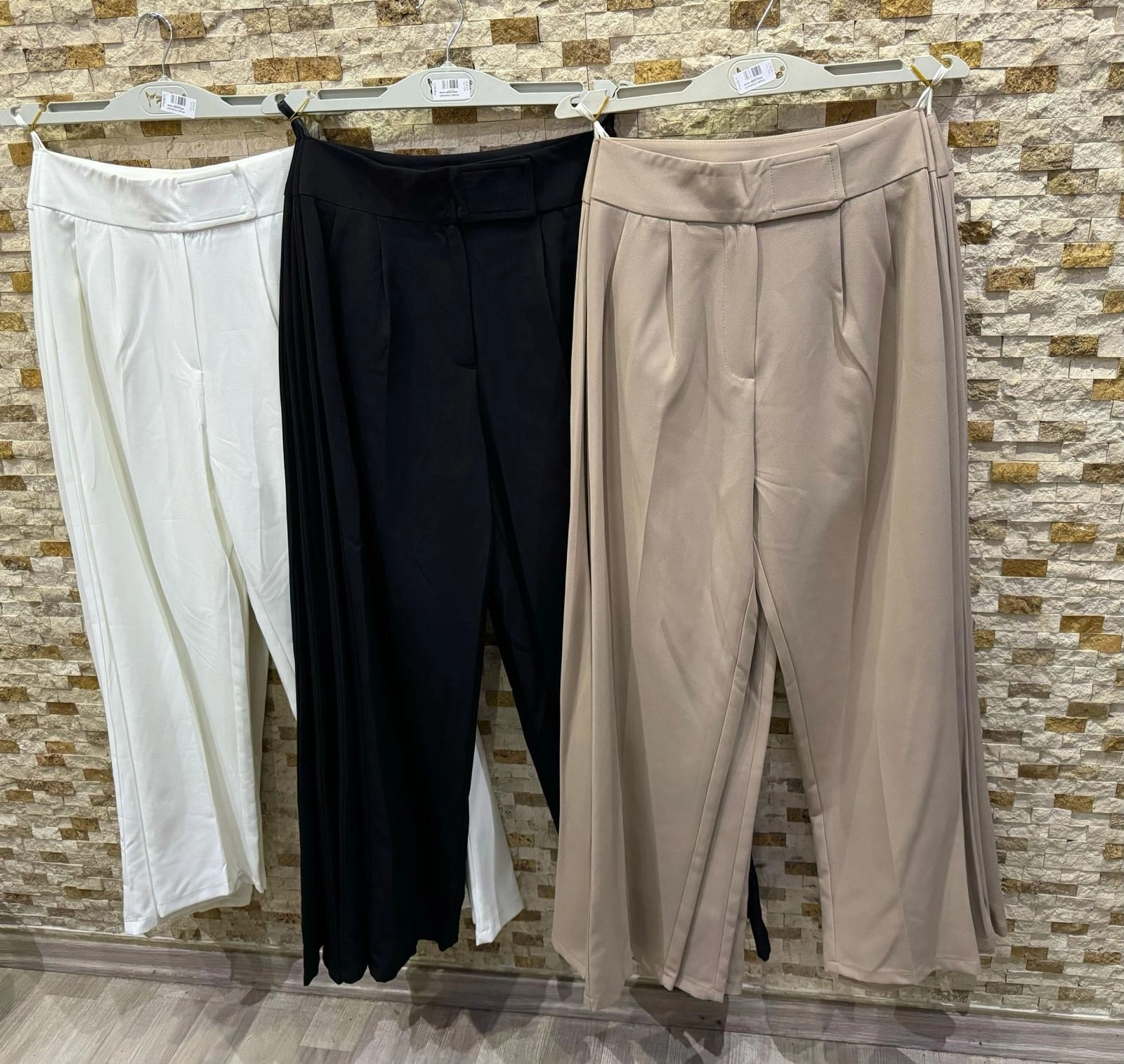 Ramon Bayan Çıt Çıtlı Kumaş Pantolon (38-46) Beden 