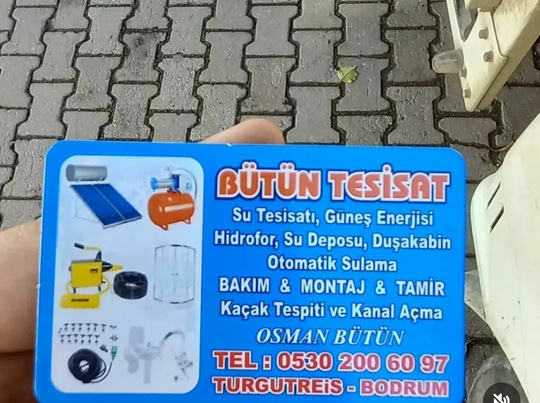 BODRUM TURGUTREİS SU TESİSATI 