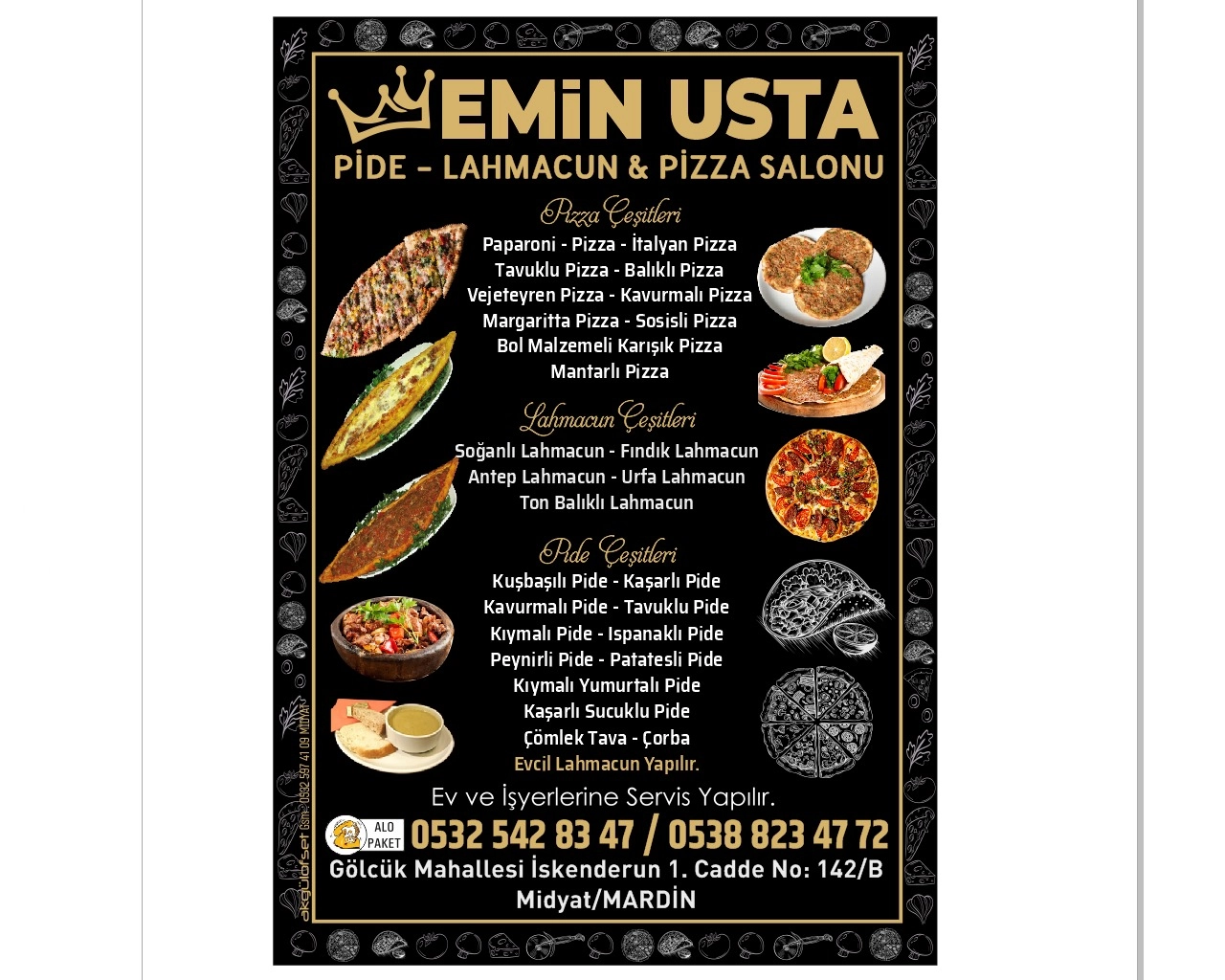 Midyat Lahmacun Satış Hizmeti