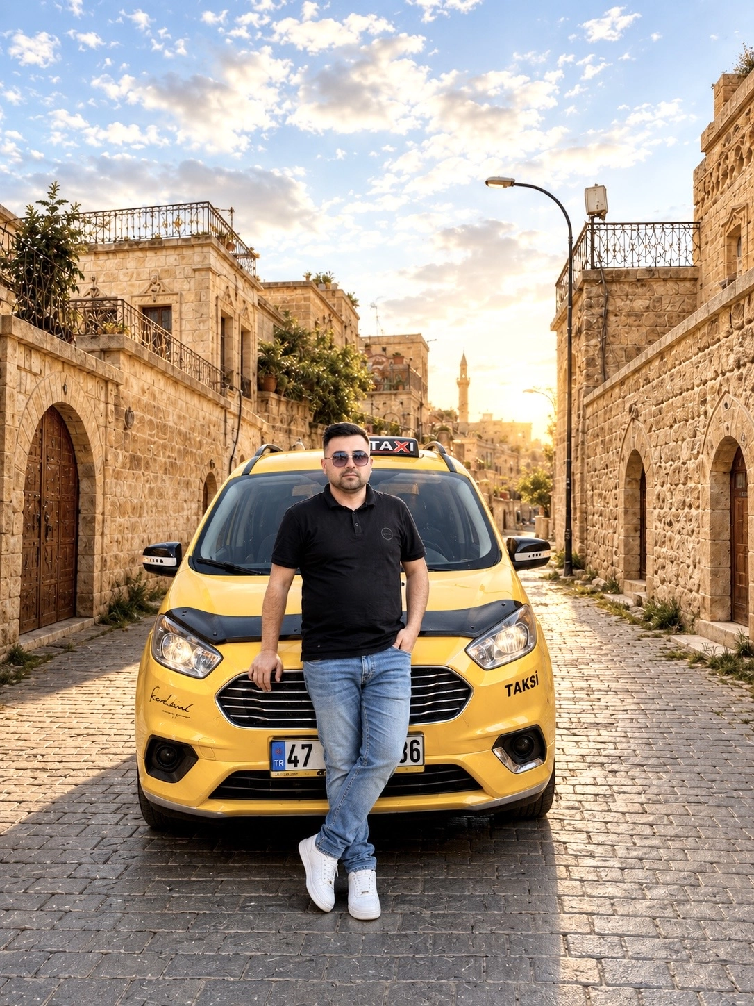 Midyat’ta 7/24  Hizmet veren tek Taksi
